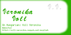 veronika voll business card